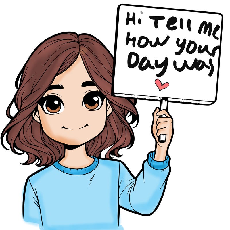 realistic girl holding up a sign