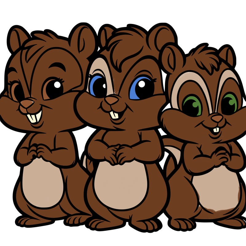 chipmunks simon,alvin,théodore