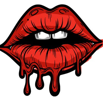 lips that look realistic and drip