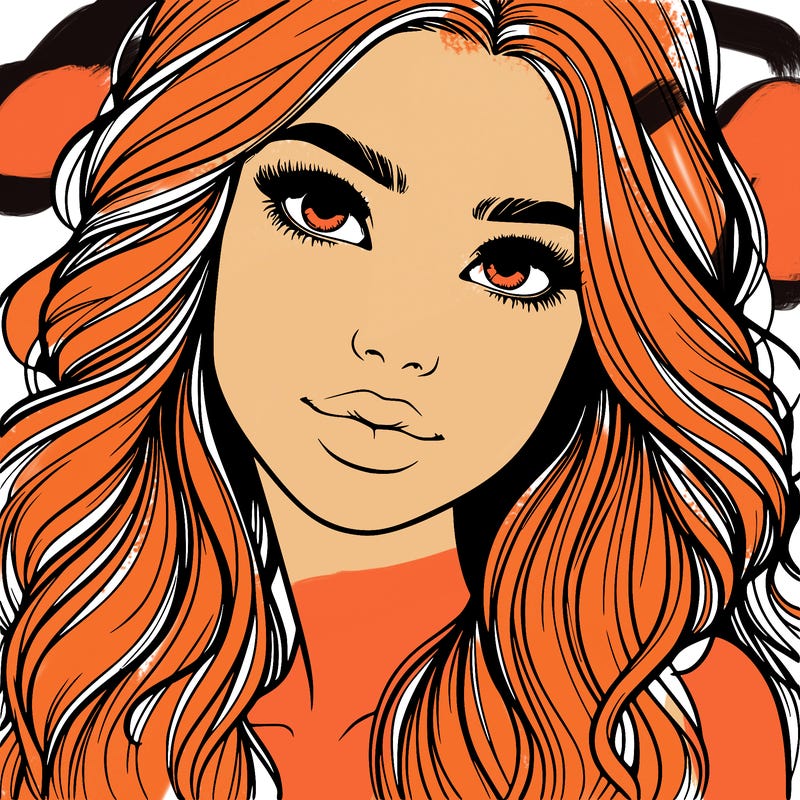 beautiful realistic girl