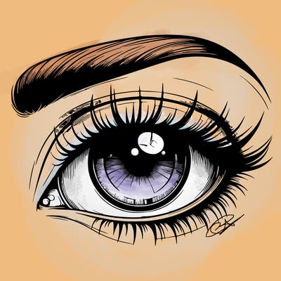 realistic eye