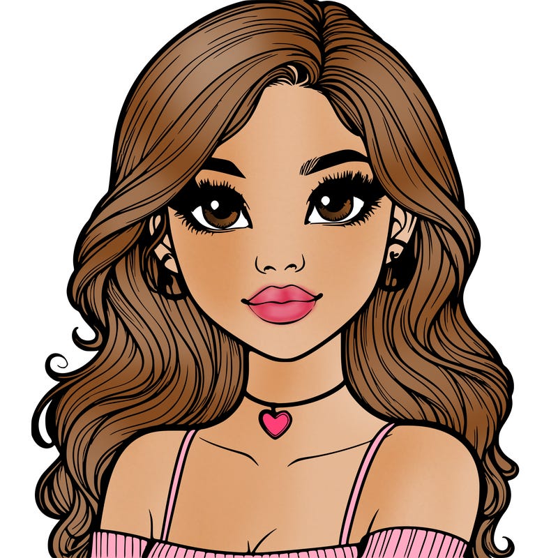 realistic pretty girl