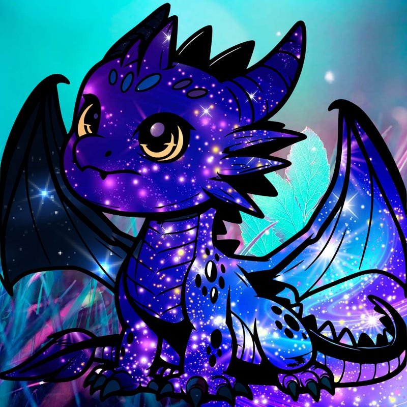 fierce baby night dragon