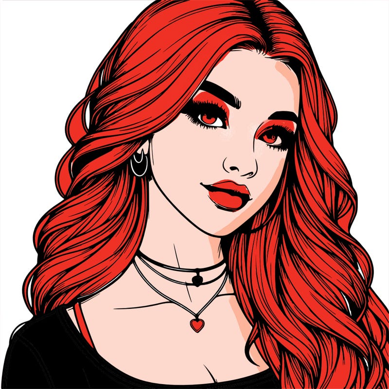 detailed realistic girl