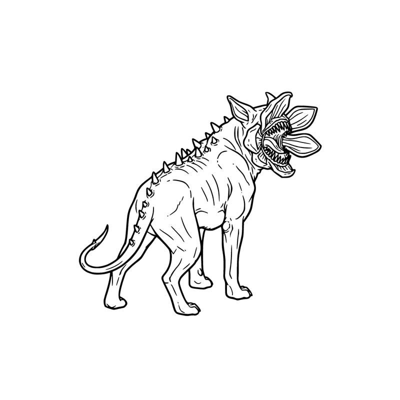 a demogorgan dog
