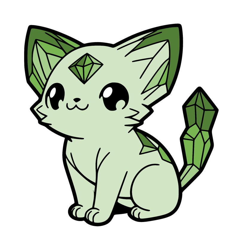 crystal kitten