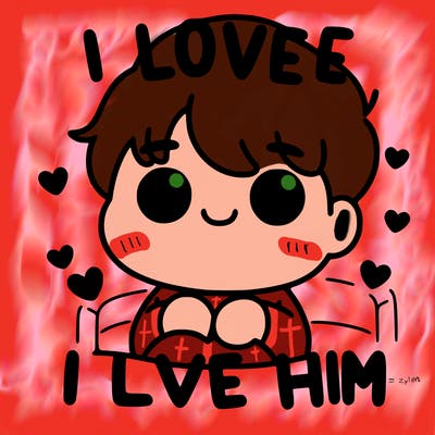 i love him