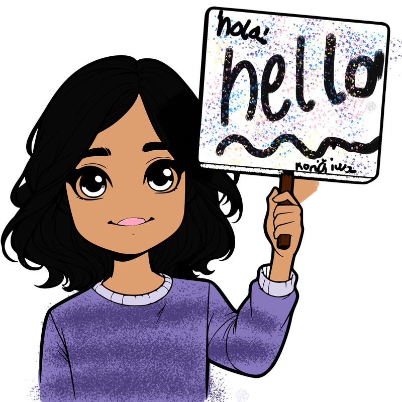 realistic girl holding up a sign