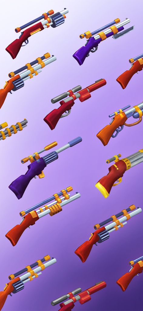 Western Sniper: Wild West FPS - カラフルで様式化された西部劇のスナイパーライフルと銃のコレクション