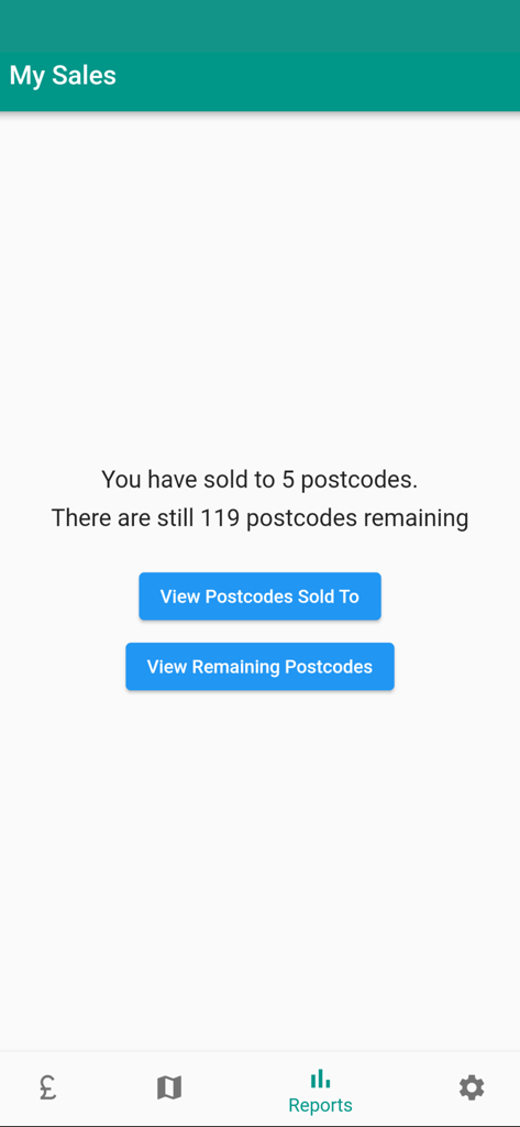 SentTo - UK Postcode Sales Map - Business App | MWM