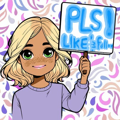 realistic girl holding up a sign