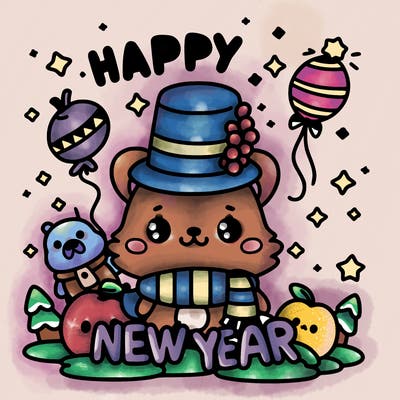 message : happy new year