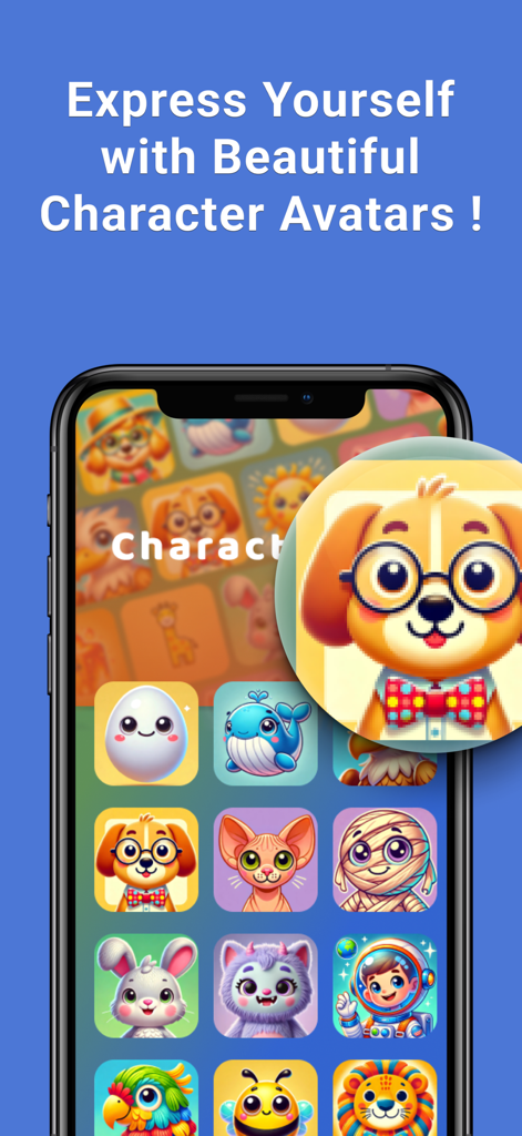 Bambu: Bedtime Stories & Books - A collection of colorful and friendly character avatars for children including animals and an astronaut