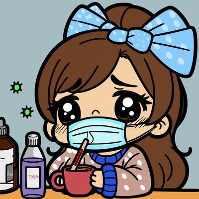 sick girl