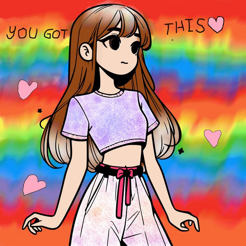 girl in a cute crop top