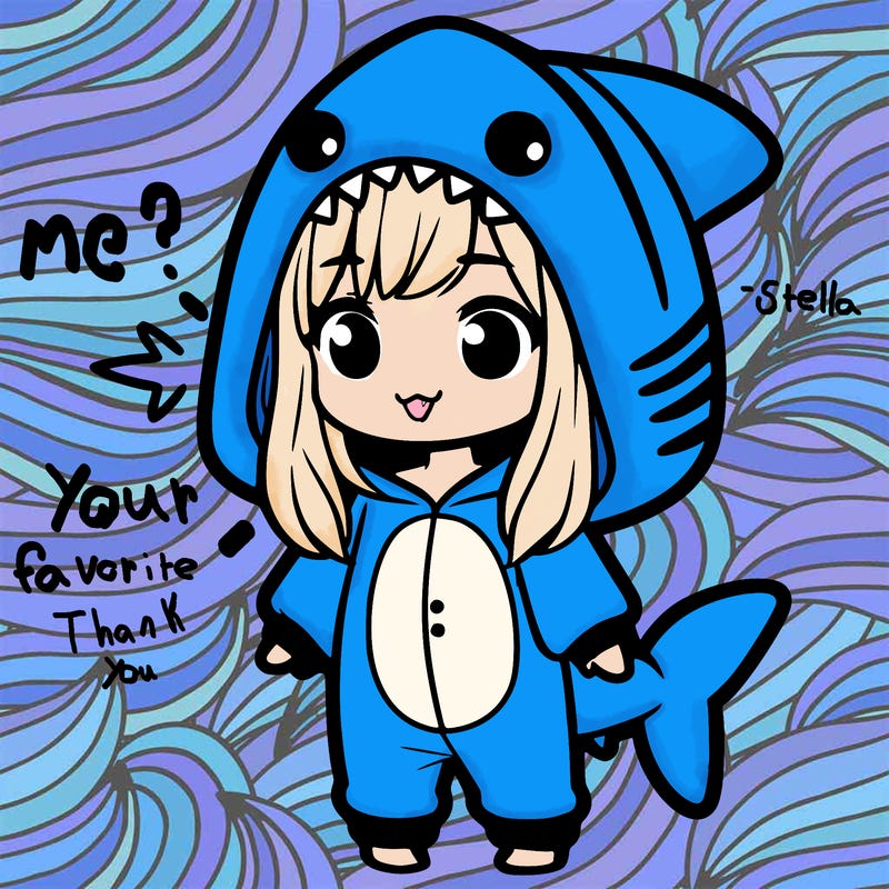 girl in shark onesie