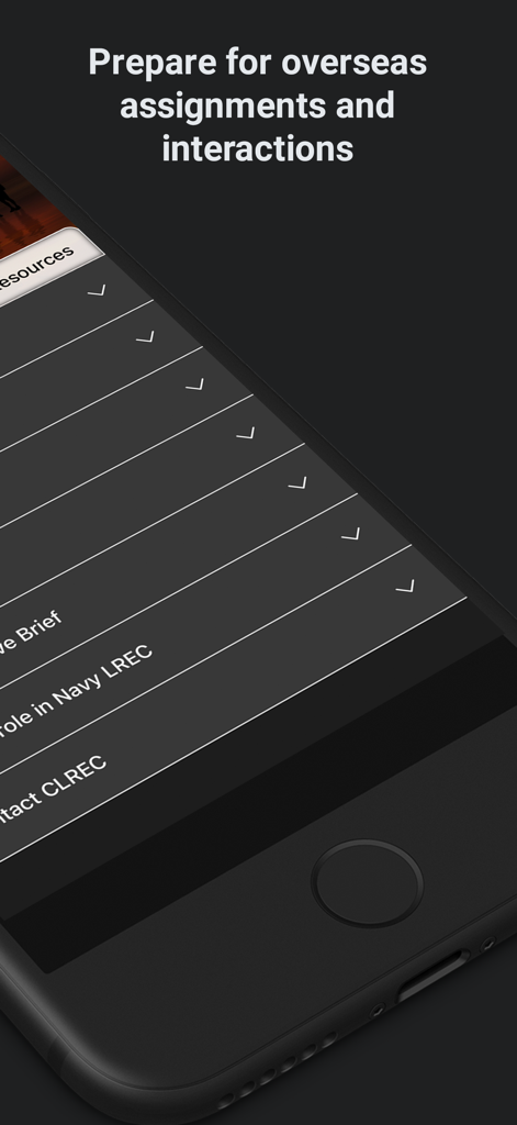 Foreign Culture Guide - App interface for preparing for overseas assignments and interactions