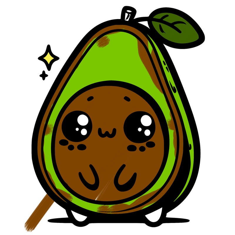 cute avocado