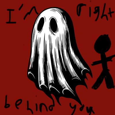 realistic creepy ghost