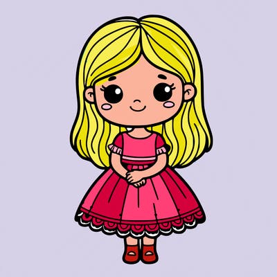 girl in dress