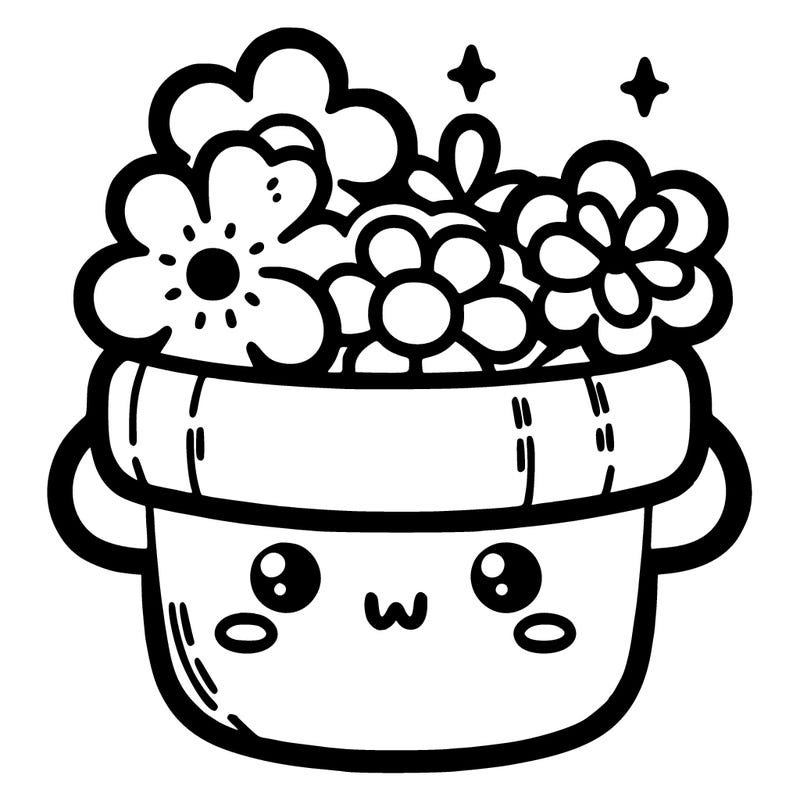 cute flower pot for baby