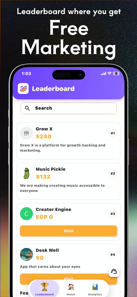 Écran de classement de l'application Lemon Squeezy Manager montrant les boutiques classées par revenus et ventes