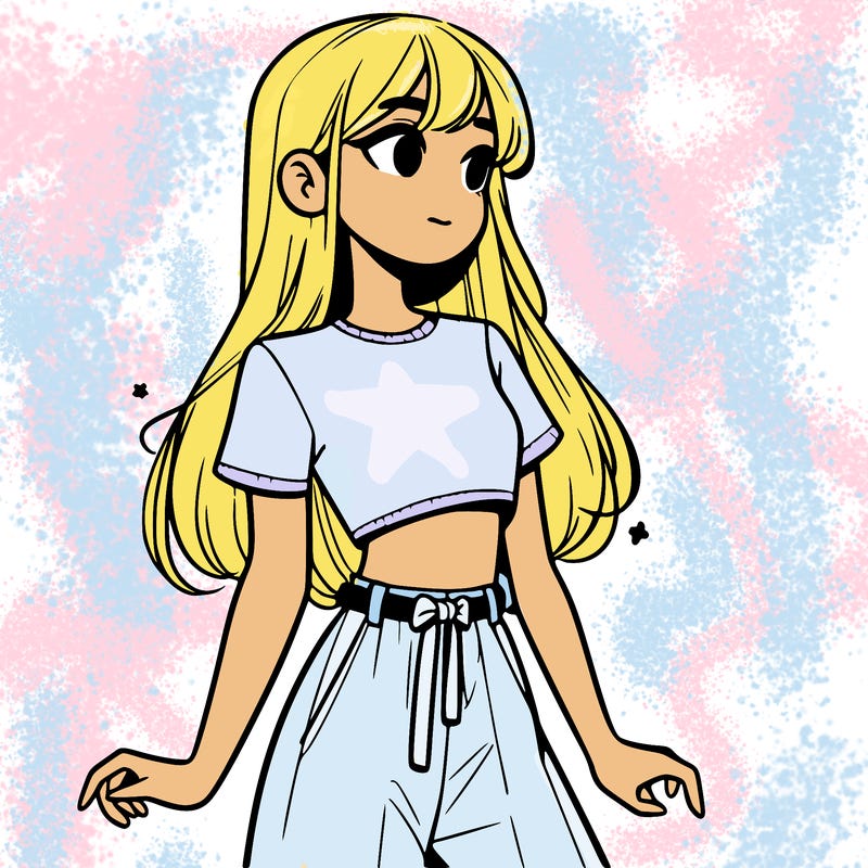 girl in a cute crop top