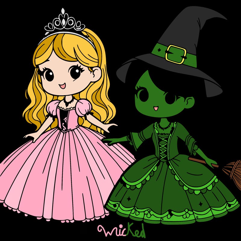 a princess and a witch