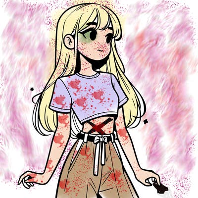 girl in a cute crop top