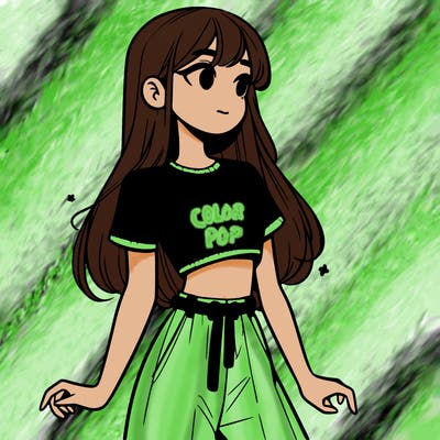 girl in a cute crop top