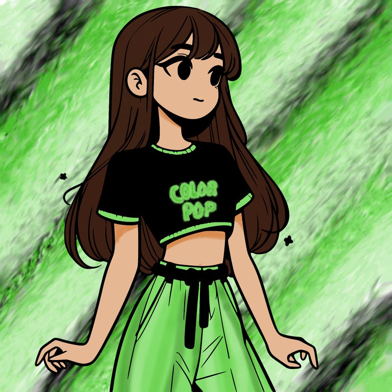 girl in a cute crop top