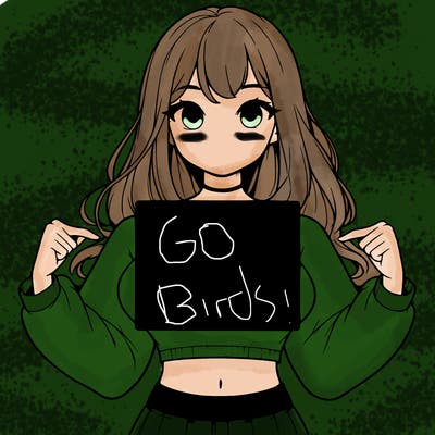 girl holding a blank sign in a long sleeve crop top
