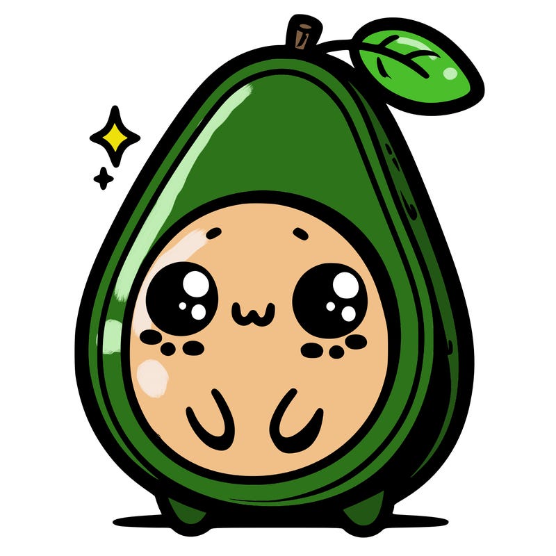cute avocado