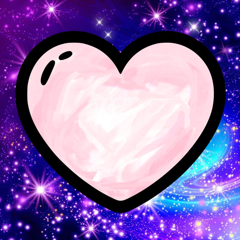 a blank heart