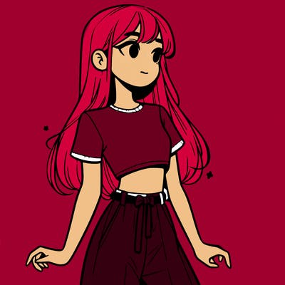 girl in a cute crop top