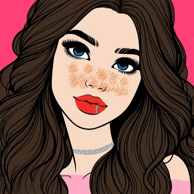 beautiful realistic girl