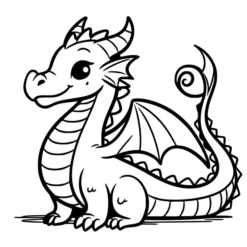 a simple dragon