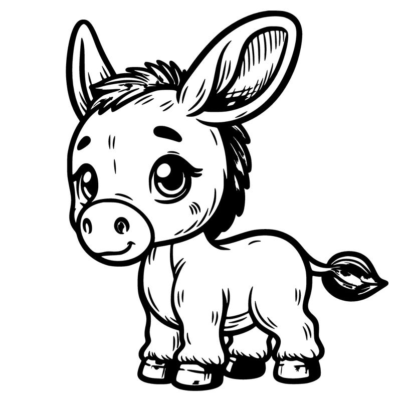 baby donkey