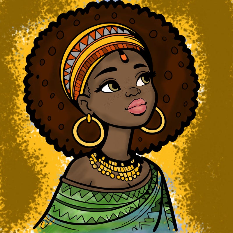 african woman