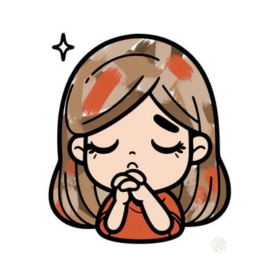 girl pray god