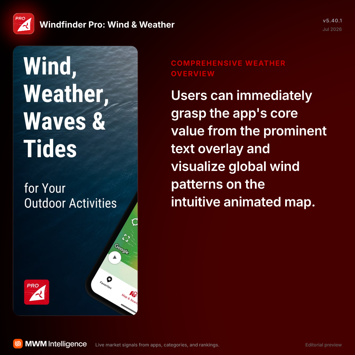 Windfinder Pro: Wind & Weather - Weather App | MWM