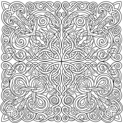 Celtic Serpent Knots