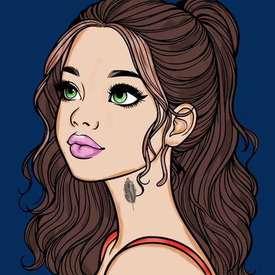 beautiful realistic girl