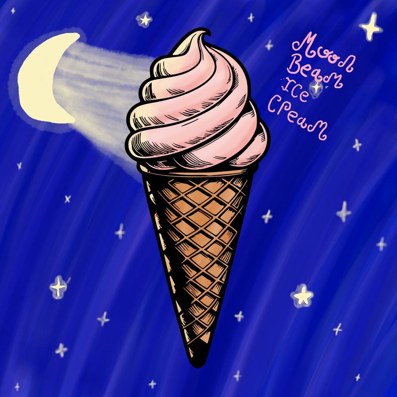 realistic ice cream cone