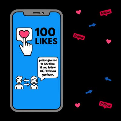 please give me to 100 likes. if you follow me, i'll follow you back.