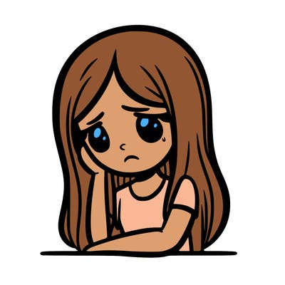 depressed girl
