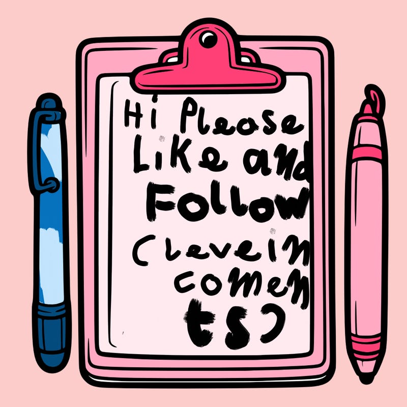 blank clip board with pen