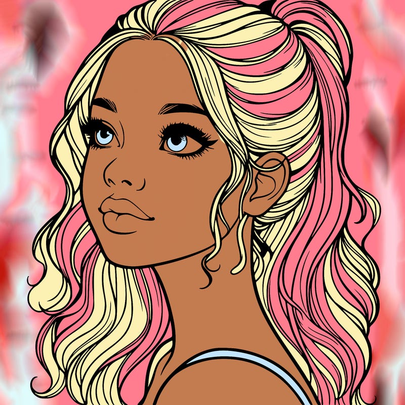 beautiful realistic girl