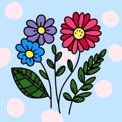 simple flowers