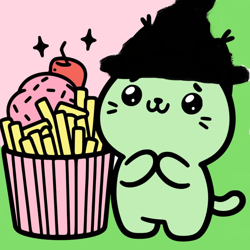 cute food cat
